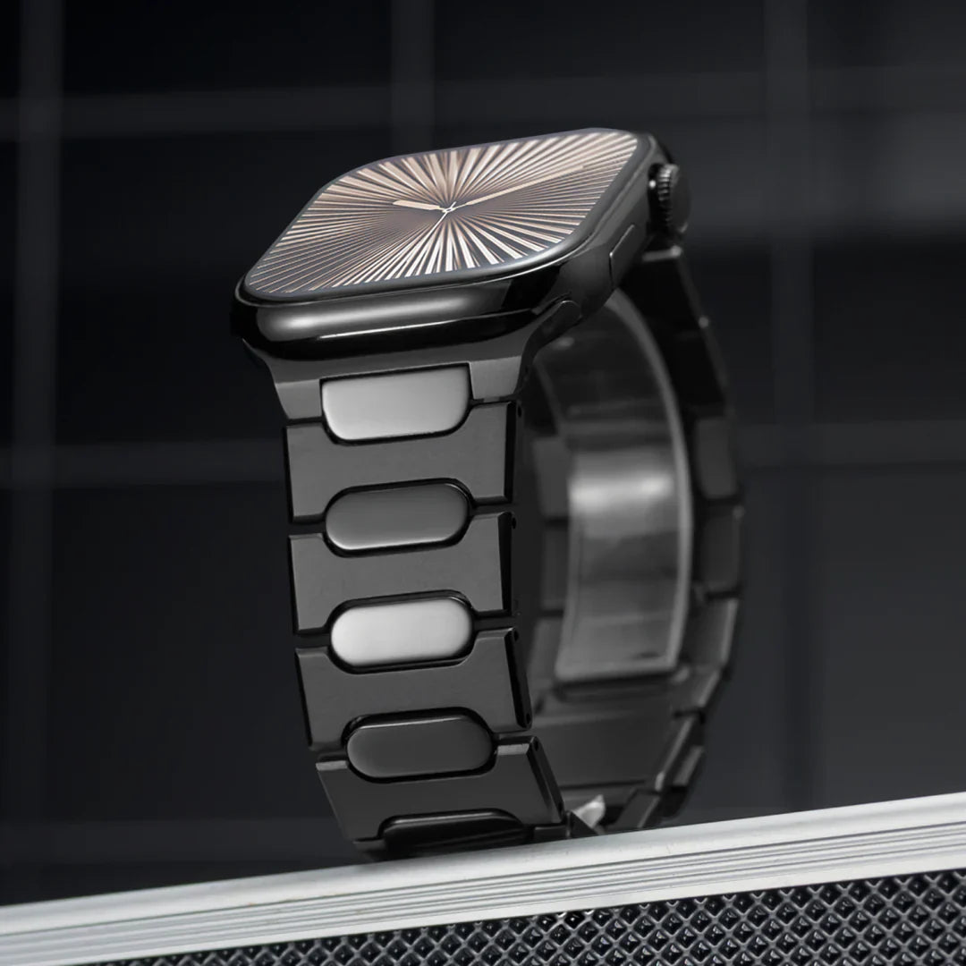 Bracelet à boucle magnétique en titane pour Apple Watch LUX99