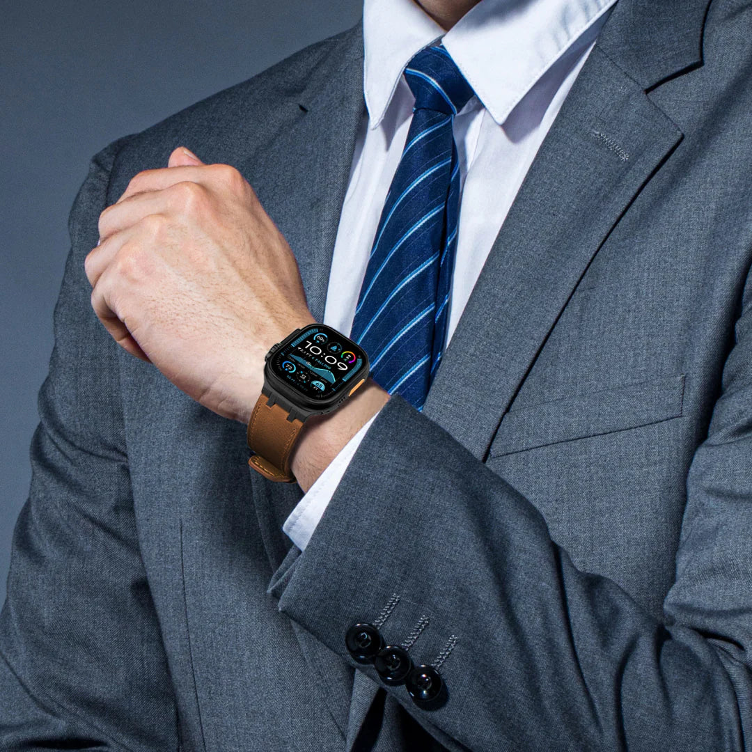 Bracelet en cuir AP pour Apple Watch