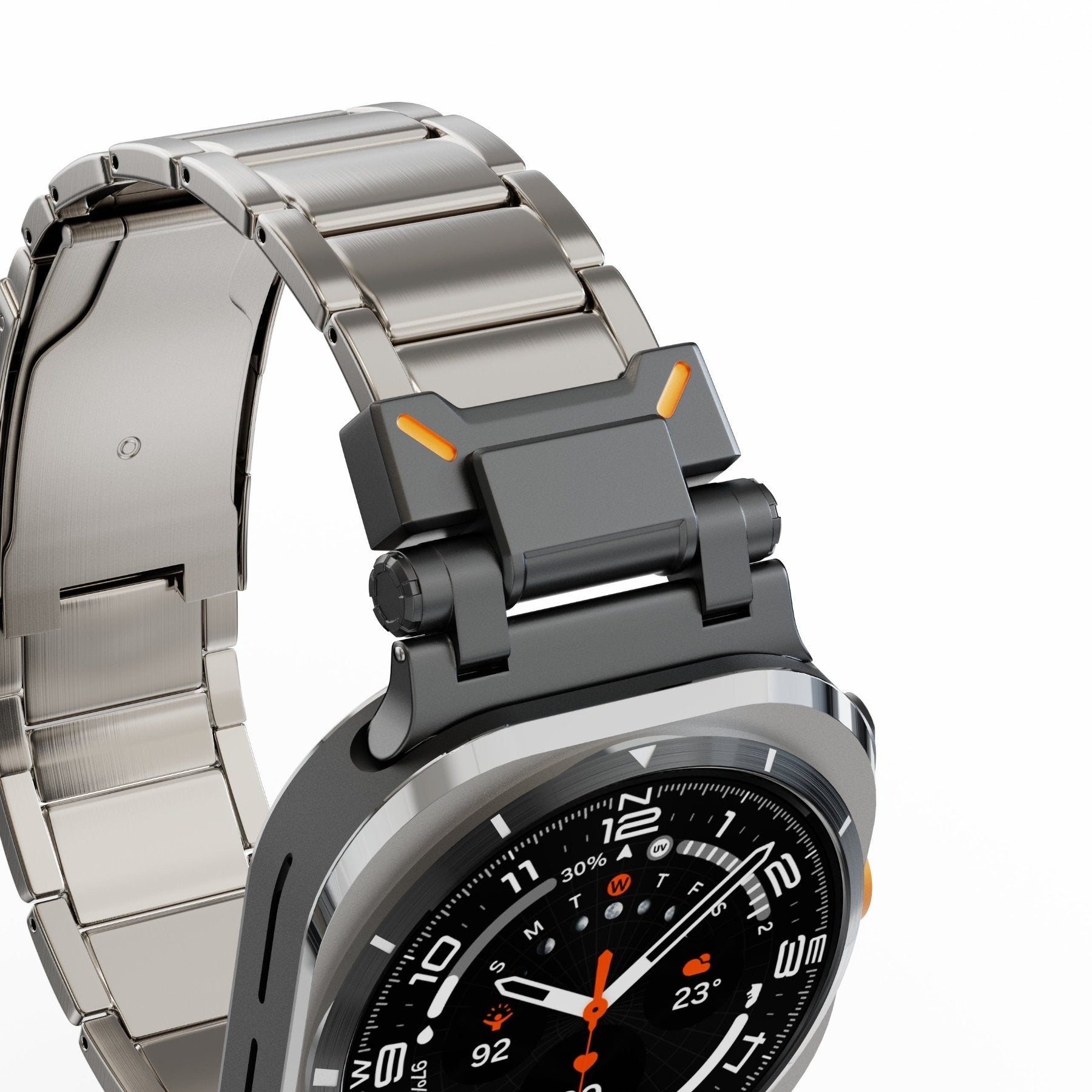 BRACELET À MAILLONS EN TITANE LUX88 pour Galaxy Watch Ultra