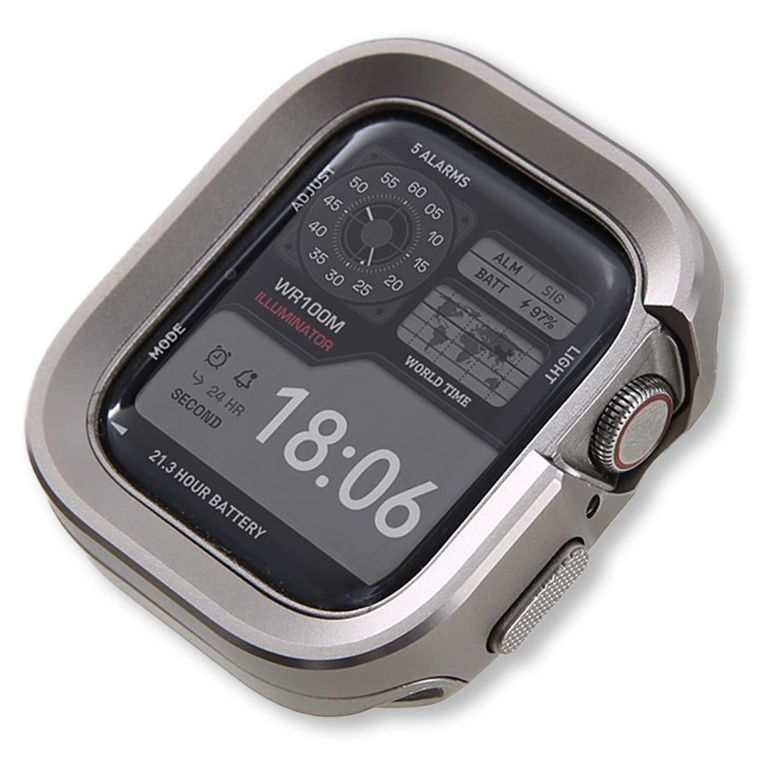 Boîtier métallique à bords convexes pour Apple Watch