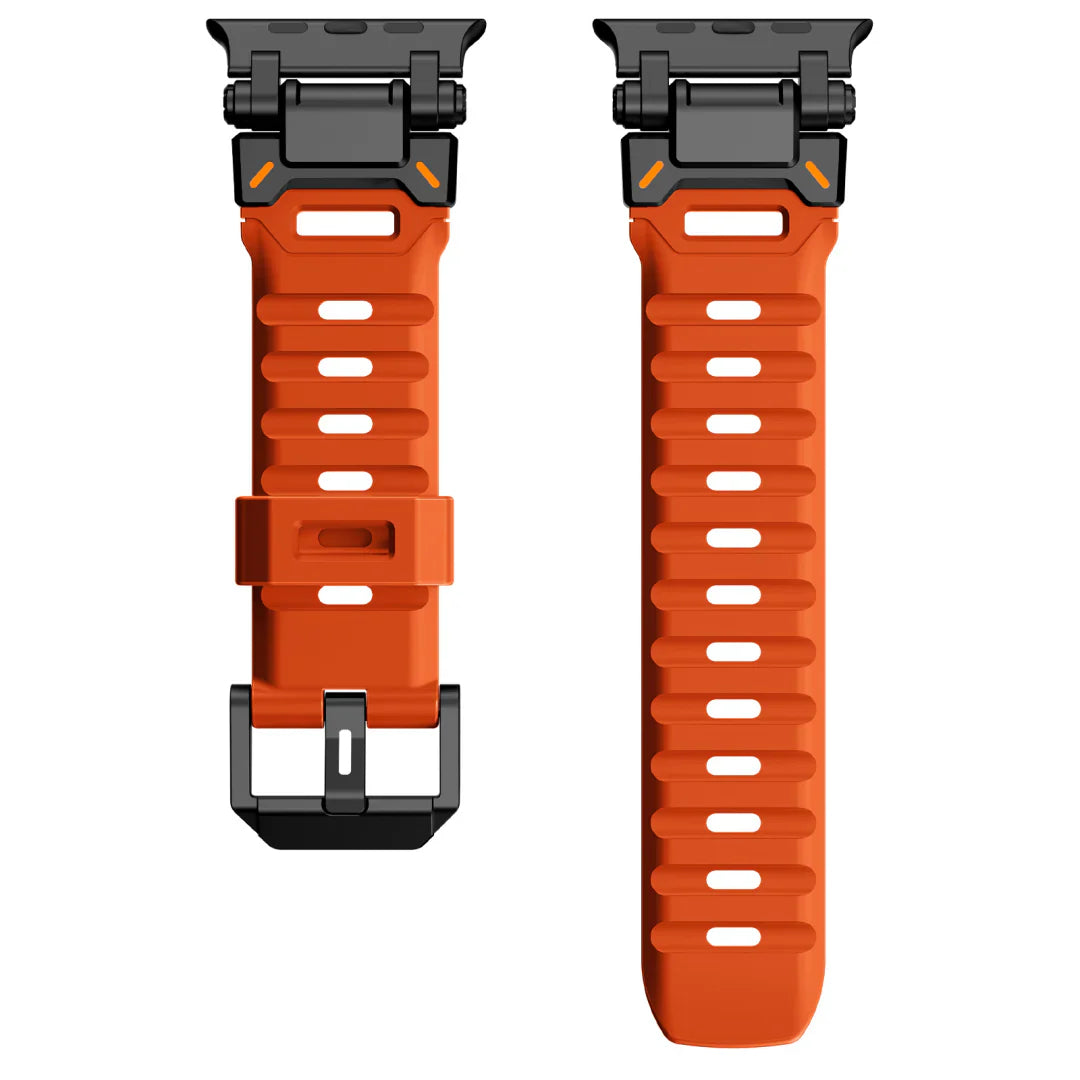 Bracelet tactique en caoutchouc fluoré en titane