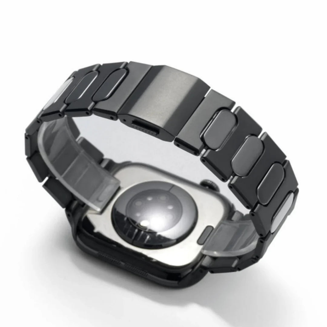 Bracelet à boucle magnétique en titane pour Apple Watch LUX99