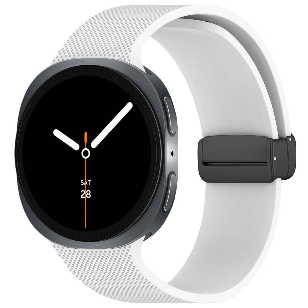 Bracelet de montre en silicone ST03 à boucle magnétique pour Galaxy Watch 8