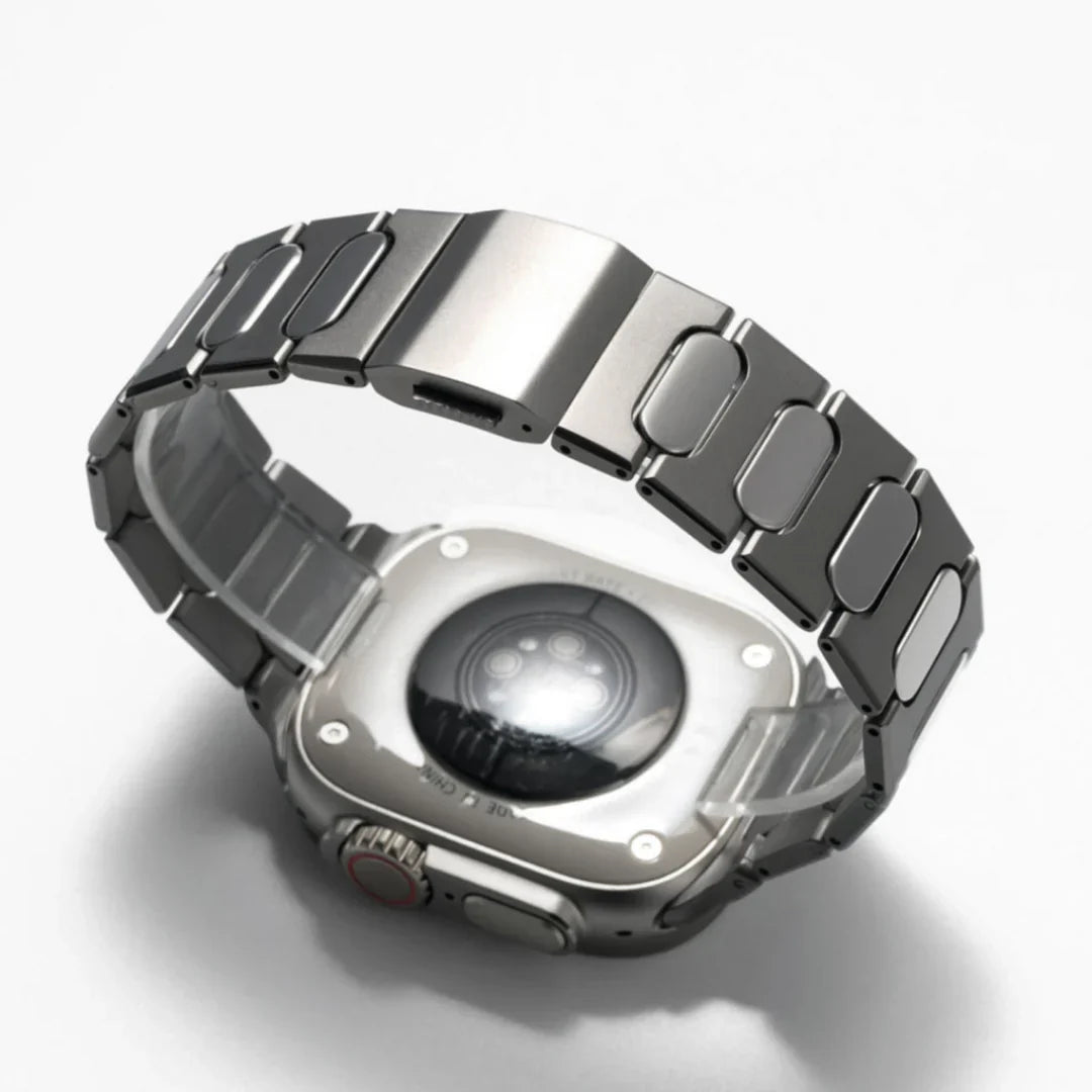 Bracelet à boucle magnétique en titane pour Apple Watch LUX99