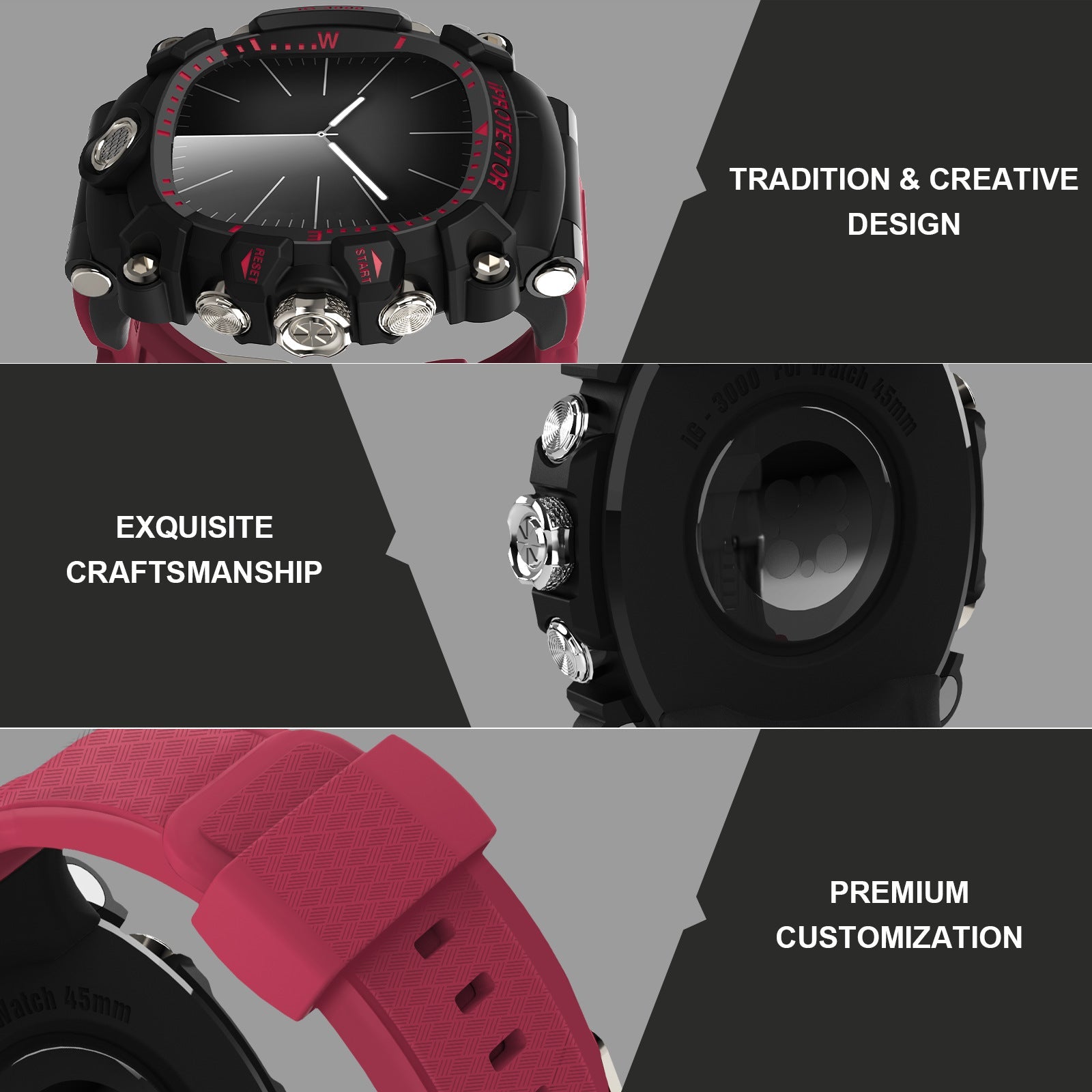 Bracelet en caoutchouc polycarbonate modifié 218