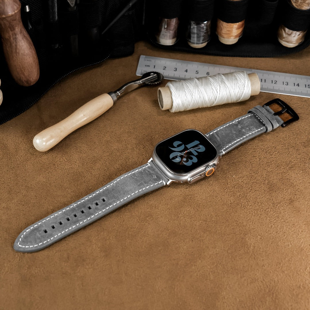 Bracelet en cuir vintage de luxe