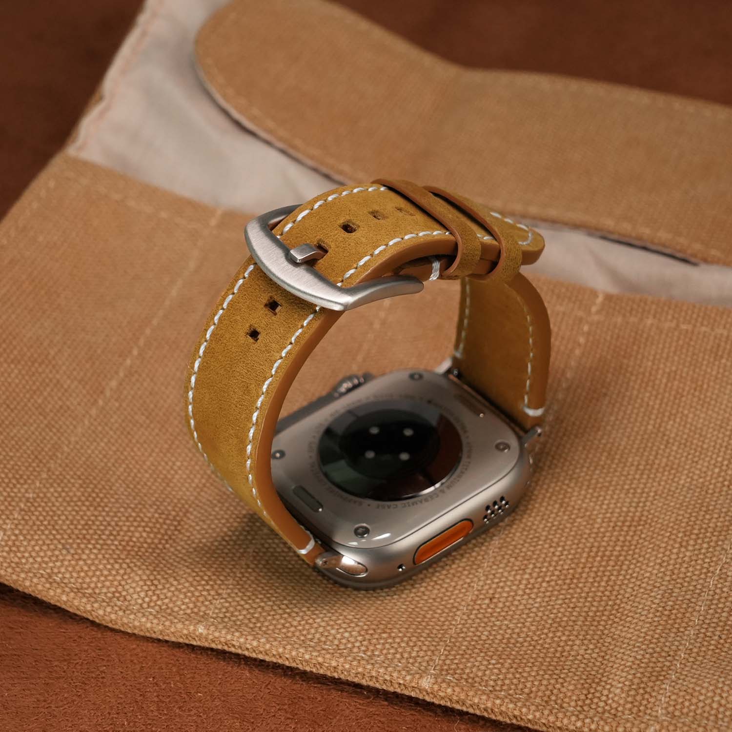 Bracelet en cuir vintage de luxe