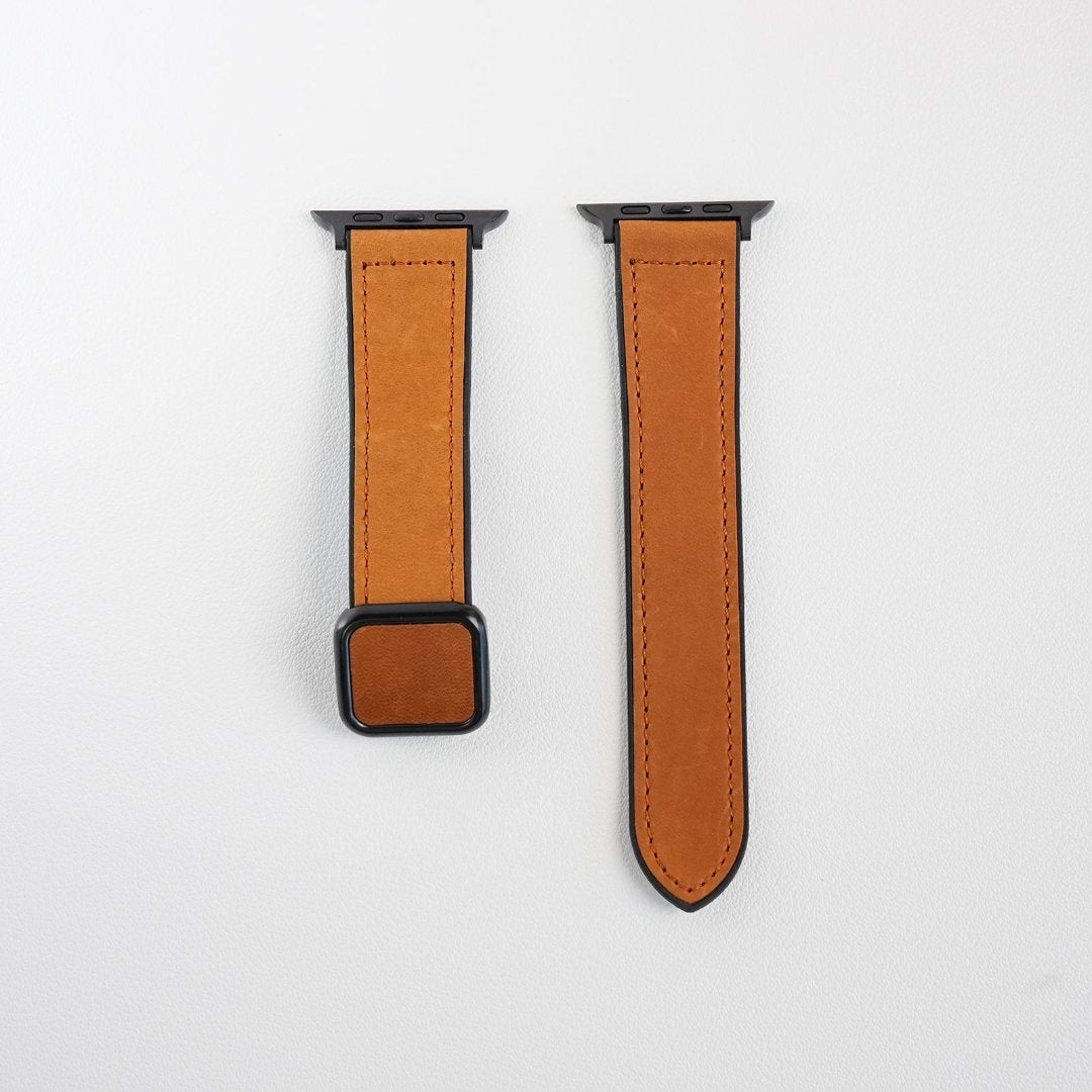 Bracelet magnétique en cuir à carreaux diamantés pour Galaxy Watch