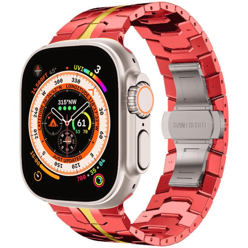 BRACELET À MAILLONS MÉTALLIQUES MECHA DE LUXE 14 