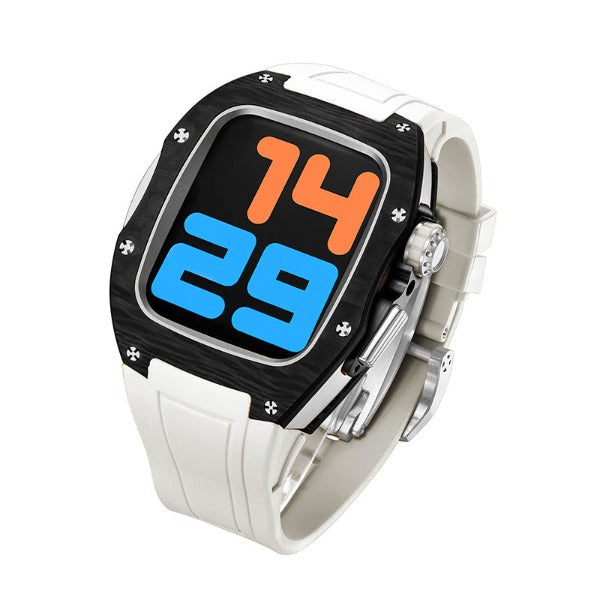 Bracelet en titane et fibre de carbone fluoroélastomère LUX9008