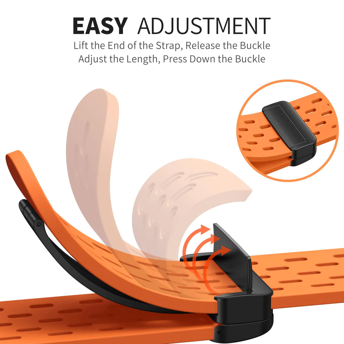 Bracelet pliable magnétique respirant en silicone 