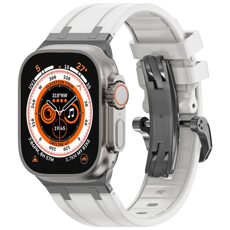 Nouveau bracelet en silicone AP pour Apple Watch