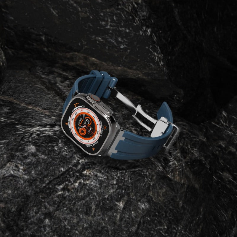 Bracelet en silicone de luxe à boucle déployante AP 