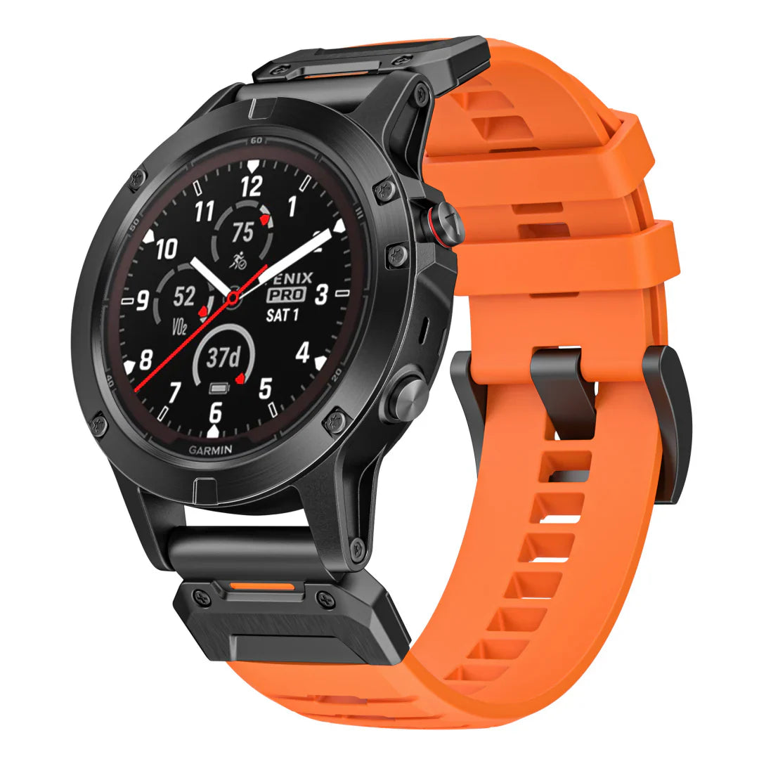 Bracelet tactique FKM pour montre Garmin/Samsung