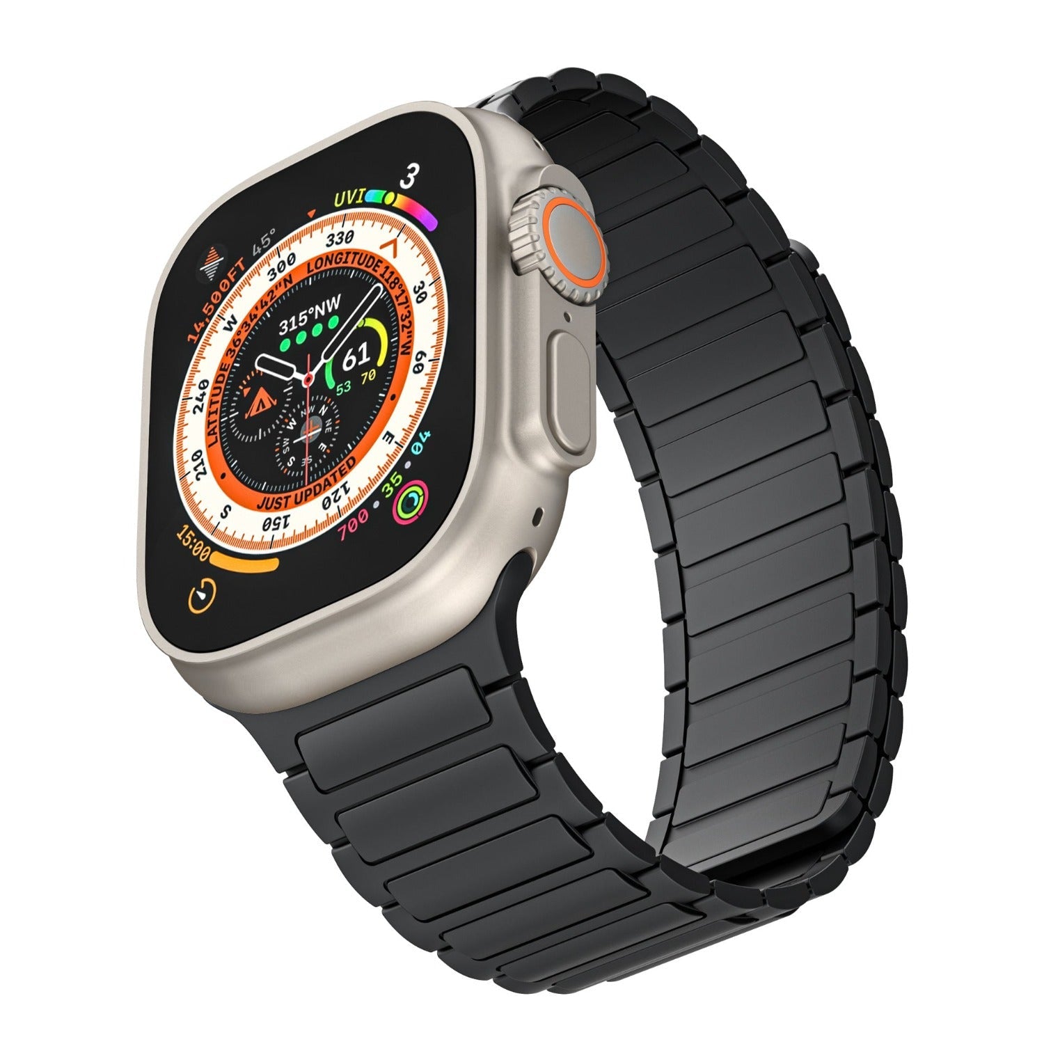 Bracelet à boucle magnétique en silicone 