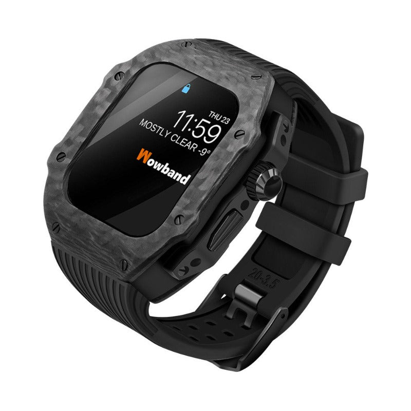 Bracelet de montre modifié en fibre de carbone 