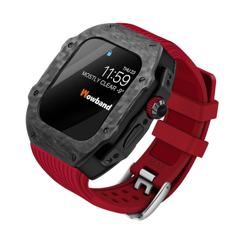 Bracelet de montre modifié en fibre de carbone 