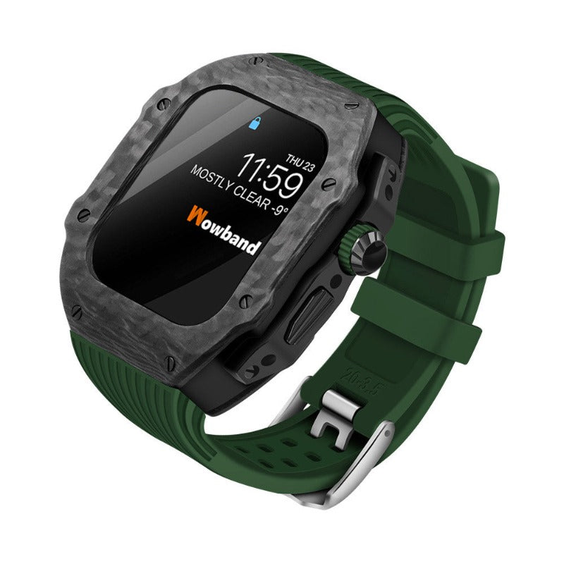 Bracelet de montre modifié en fibre de carbone 