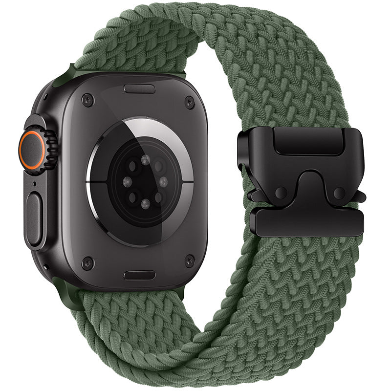 Bracelet tressé en nylon pour Apple Watch N2