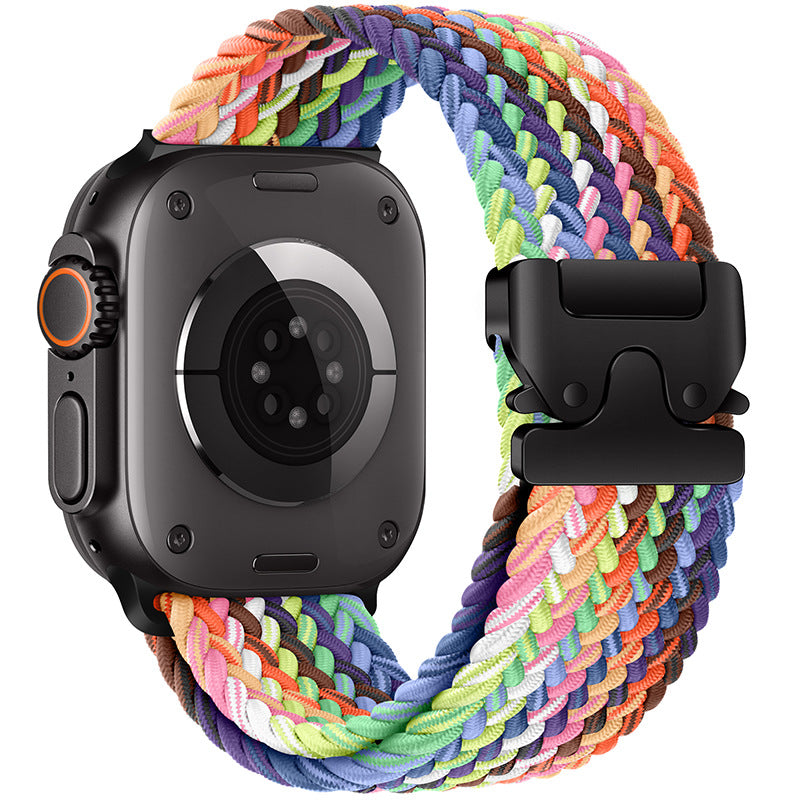 Bracelet tressé en nylon pour Apple Watch N2