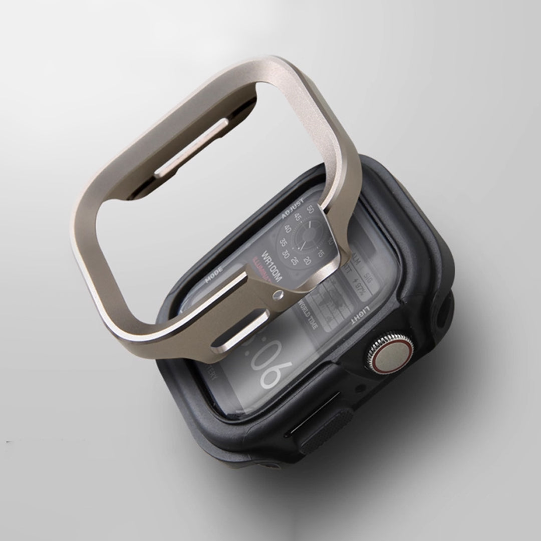 Boîtier métallique à bords convexes pour Apple Watch