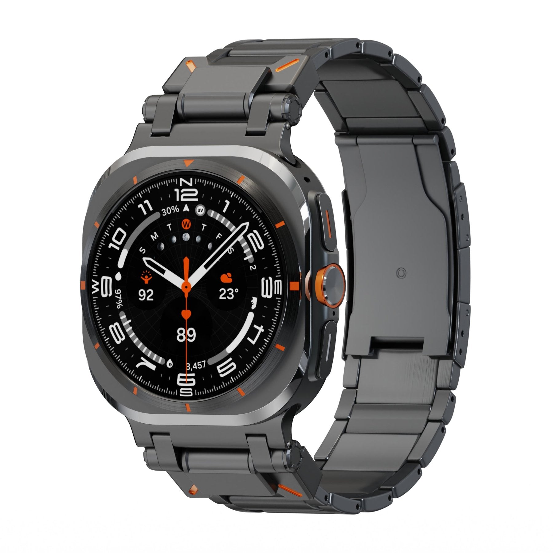 BRACELET À MAILLONS EN TITANE LUX88 pour Galaxy Watch Ultra