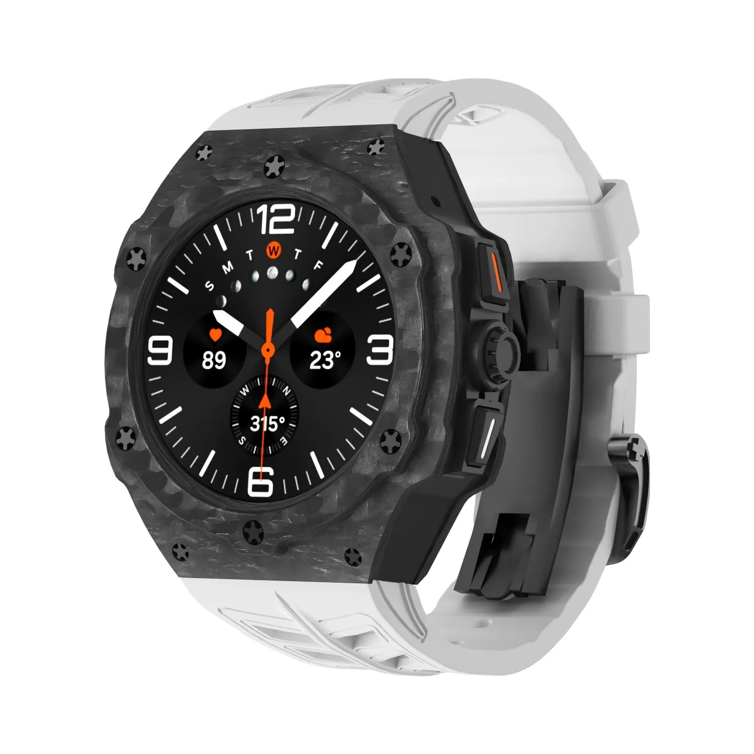 Kit de rénovation R1 avec boîtier en fibre de carbone de qualité supérieure et bracelet FKM