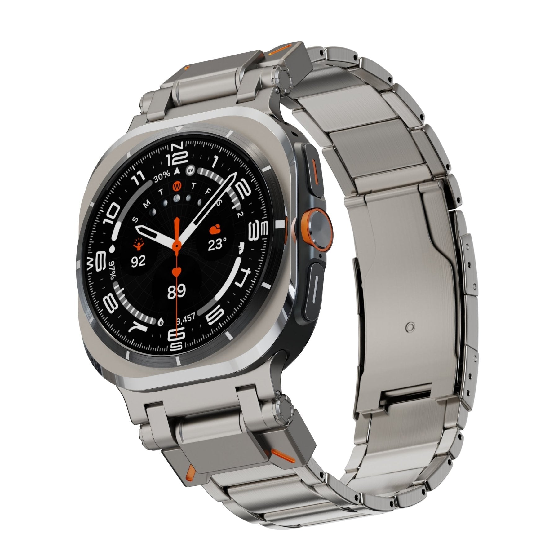 BRACELET À MAILLONS EN TITANE LUX88 pour Galaxy Watch Ultra