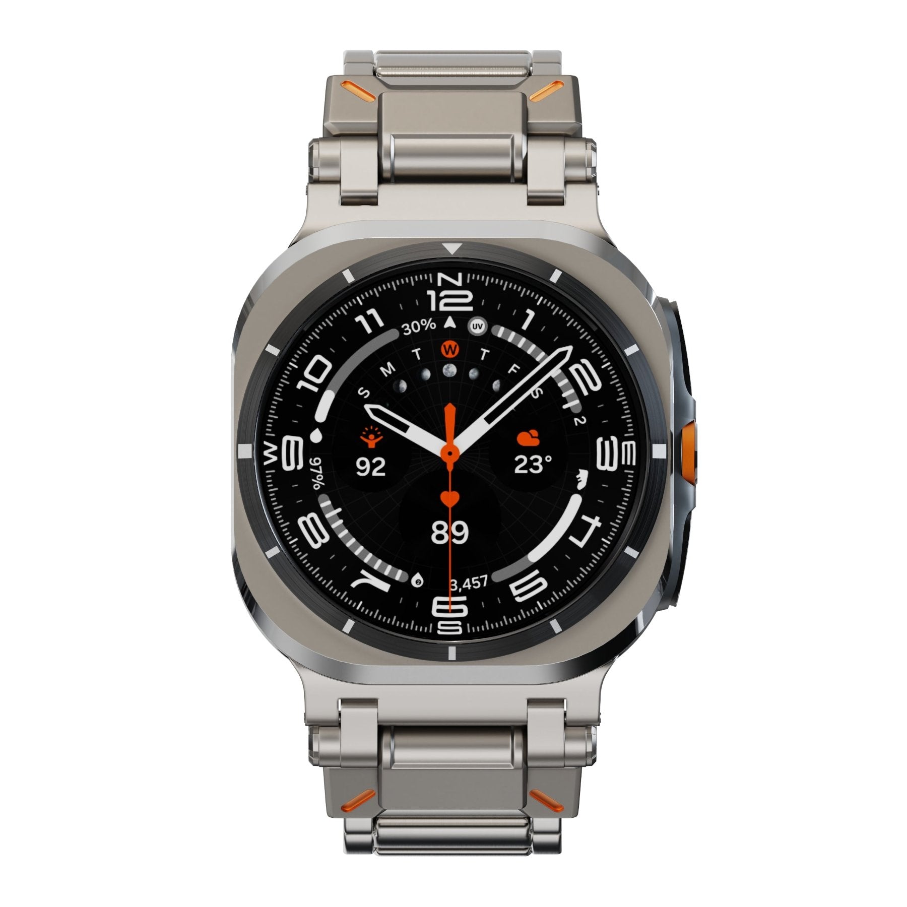 BRACELET À MAILLONS EN TITANE LUX88 pour Galaxy Watch Ultra